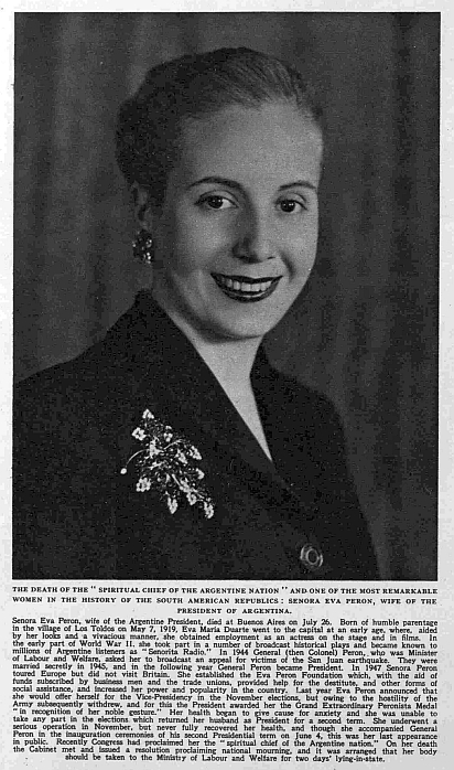 death of eva peron